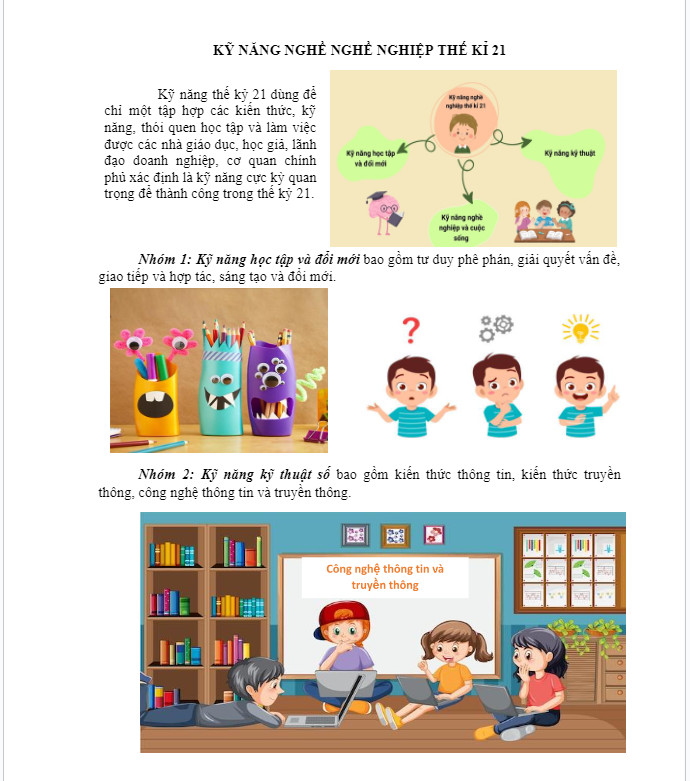 Kỹ năng nghề nghiệp thế kỉ 21