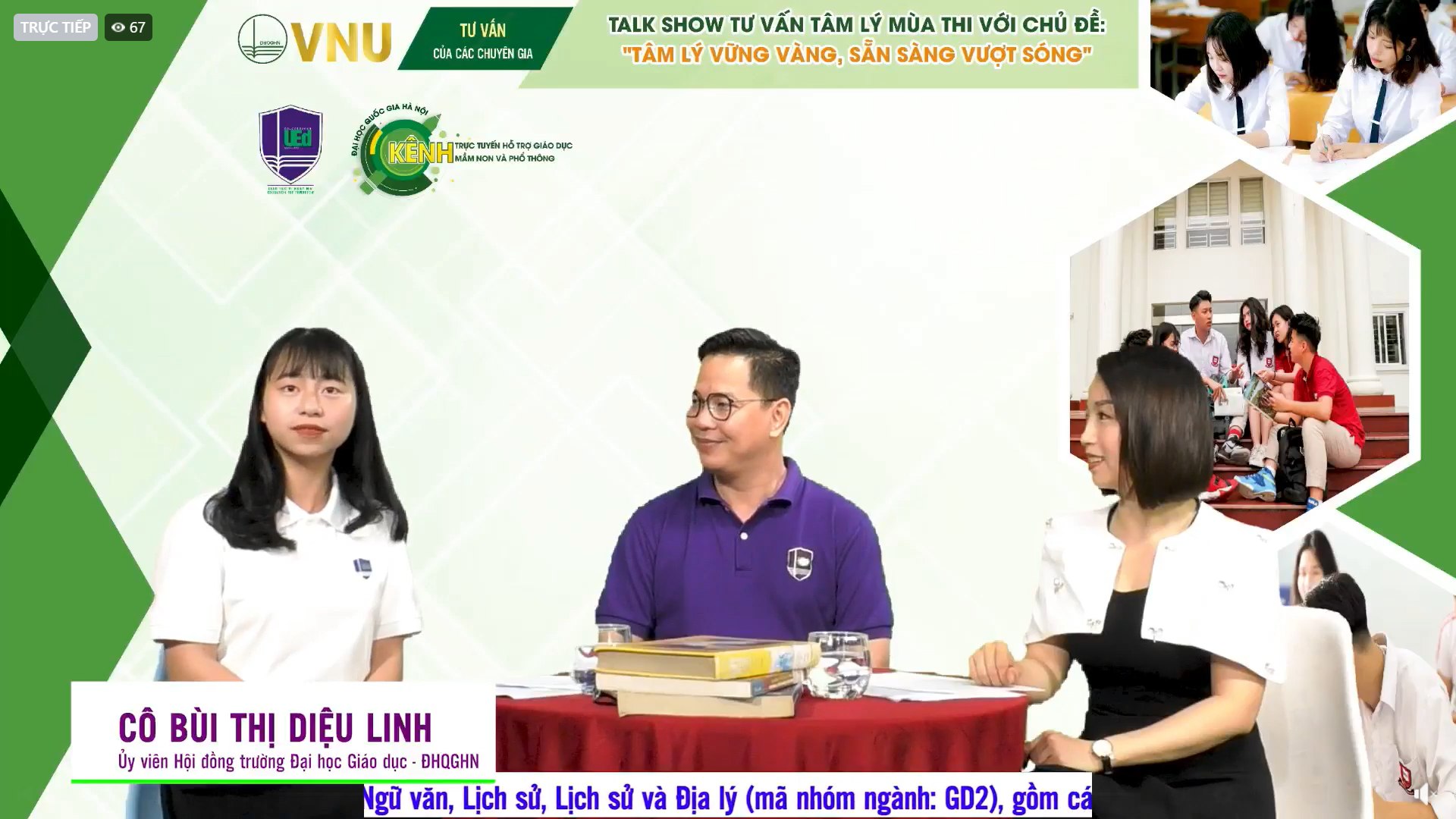 RECAP LIVESTREAM TALK SHOW TƯ VẤN TÂM LÝ “TÂM LÝ VỮNG VÀNG, SẴN SÀNG VƯỢT SÓNG”