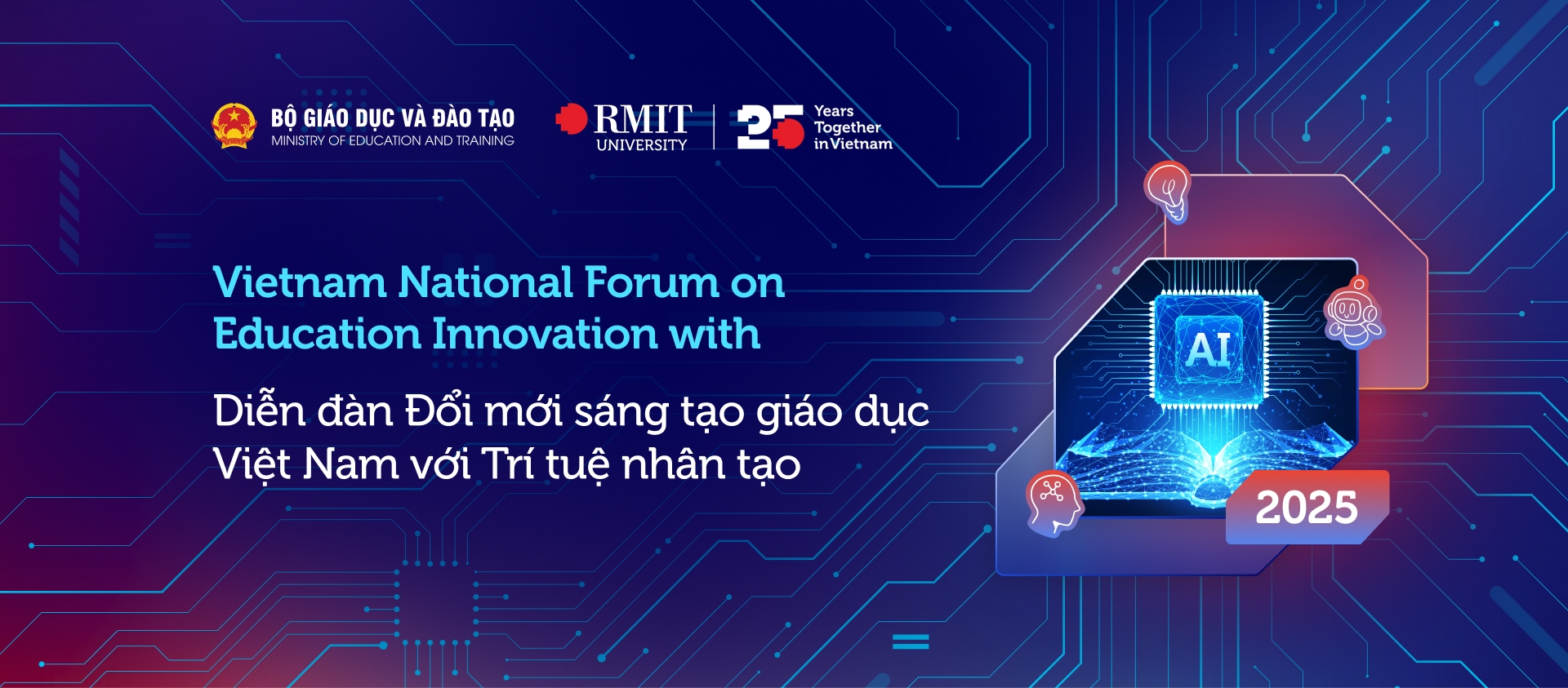 Diễn đàn đổi mới sáng tạo giáo dục Việt Nam với AI 2025: Hơn 10.000 giáo viên được tập huấn