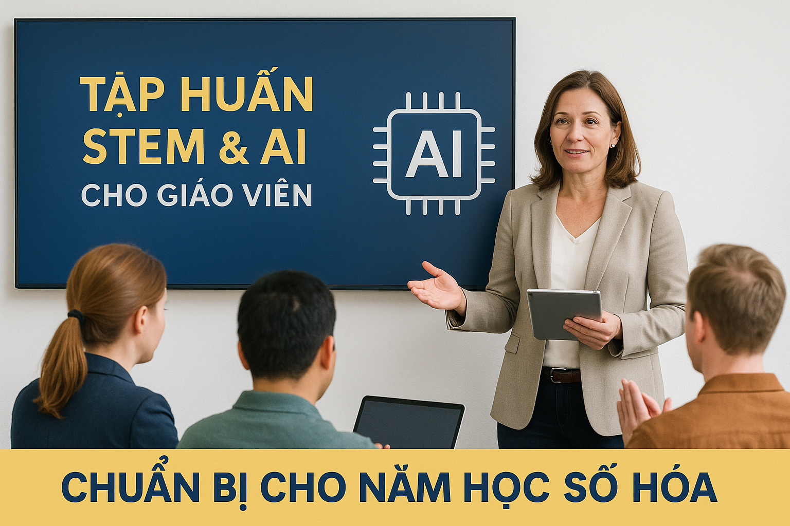 TP.HCM tập huấn STEM và AI cho 2.500 giáo viên: Chuẩn bị cho năm học số hóa